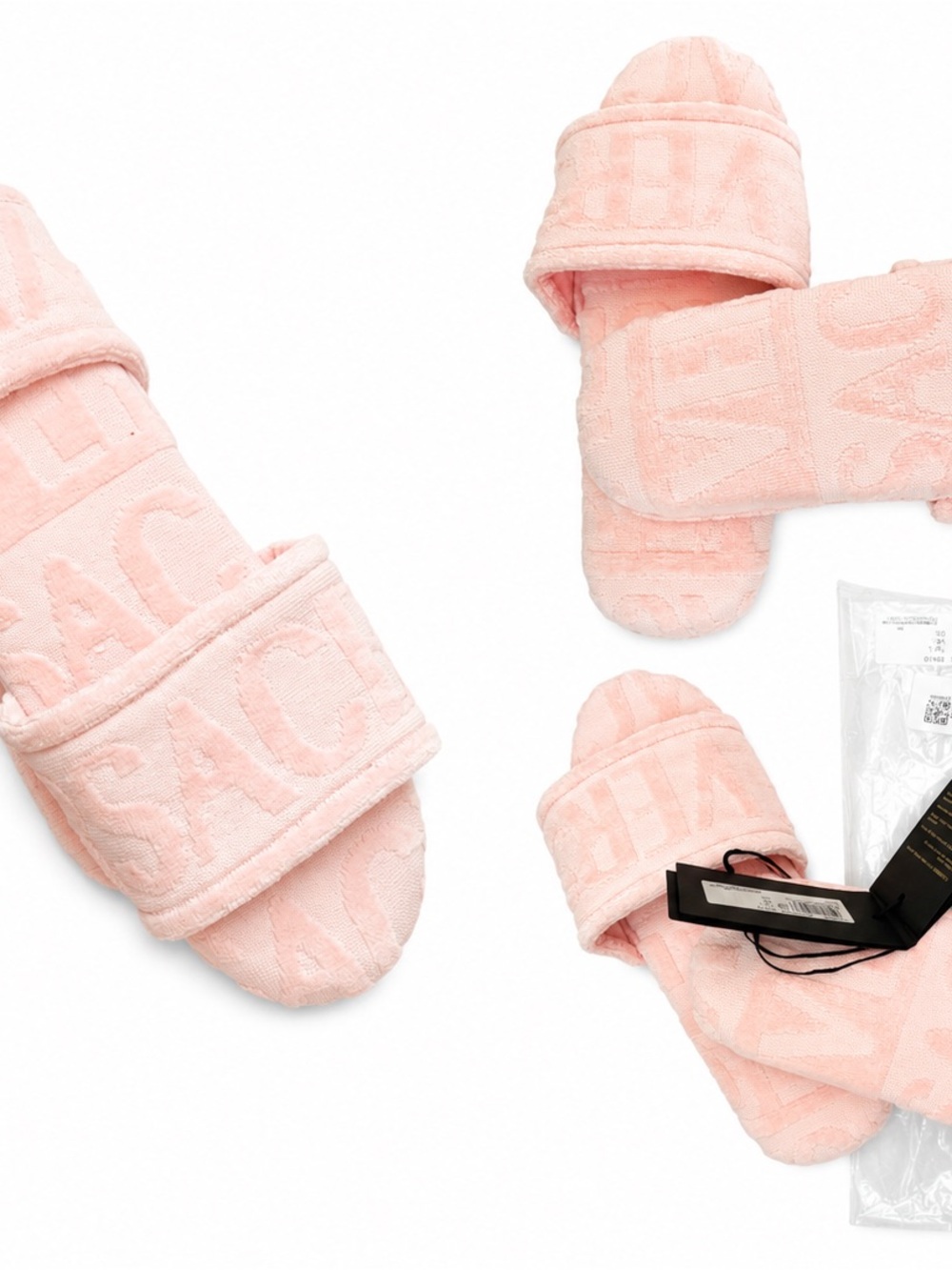 Versace Pink Bath Slippers